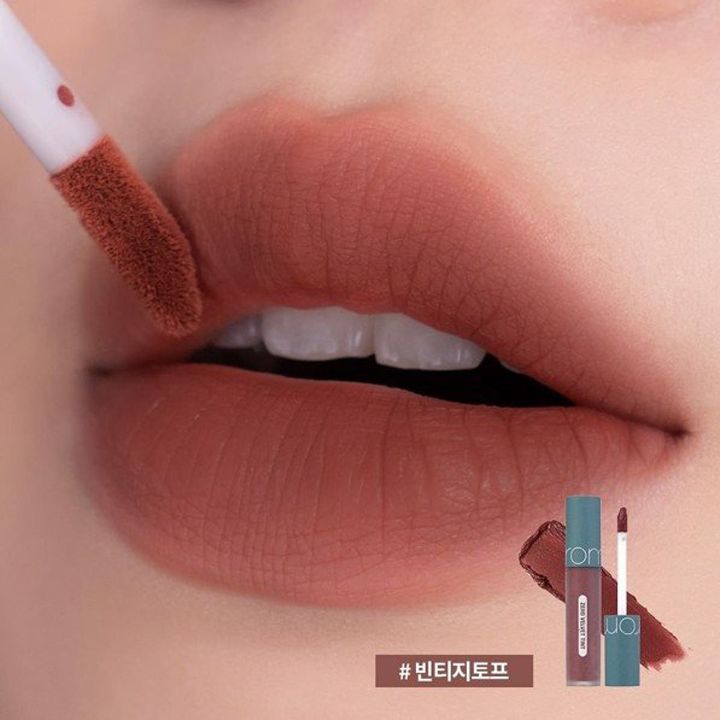 Son kem lì Romand Zero Velvet Tint - Vintage Filter Series 5.5g mịn môi lên màu chuẩn