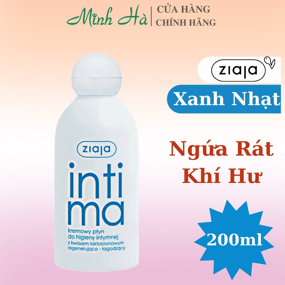 Dung dịch vệ sinh phụ nữ Intima 200/500ml làm sạch, kháng khuẩn, duy trì pH sinh lý tự nhiên