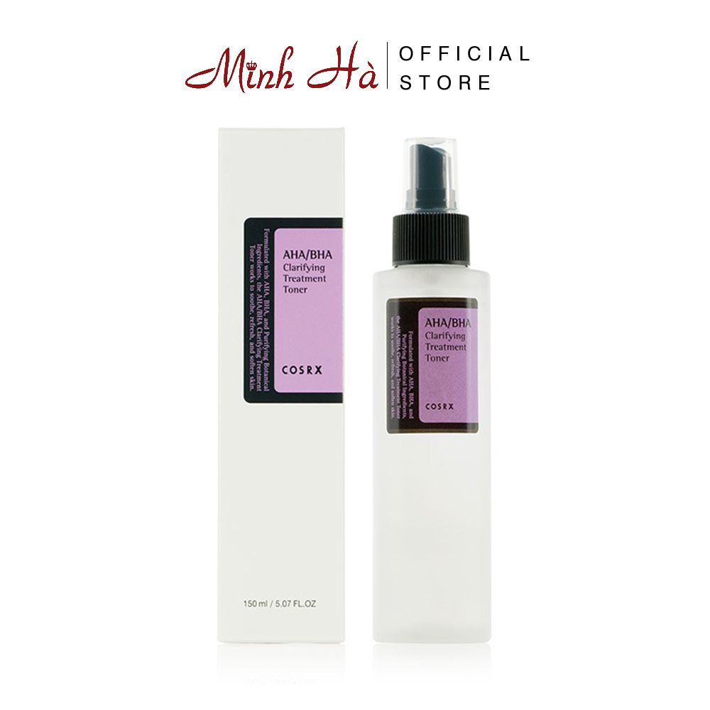 Nước hoa hồng Cosrx AHA/BHA Clarifying Treatment Toner 150ml dành cho da mụn