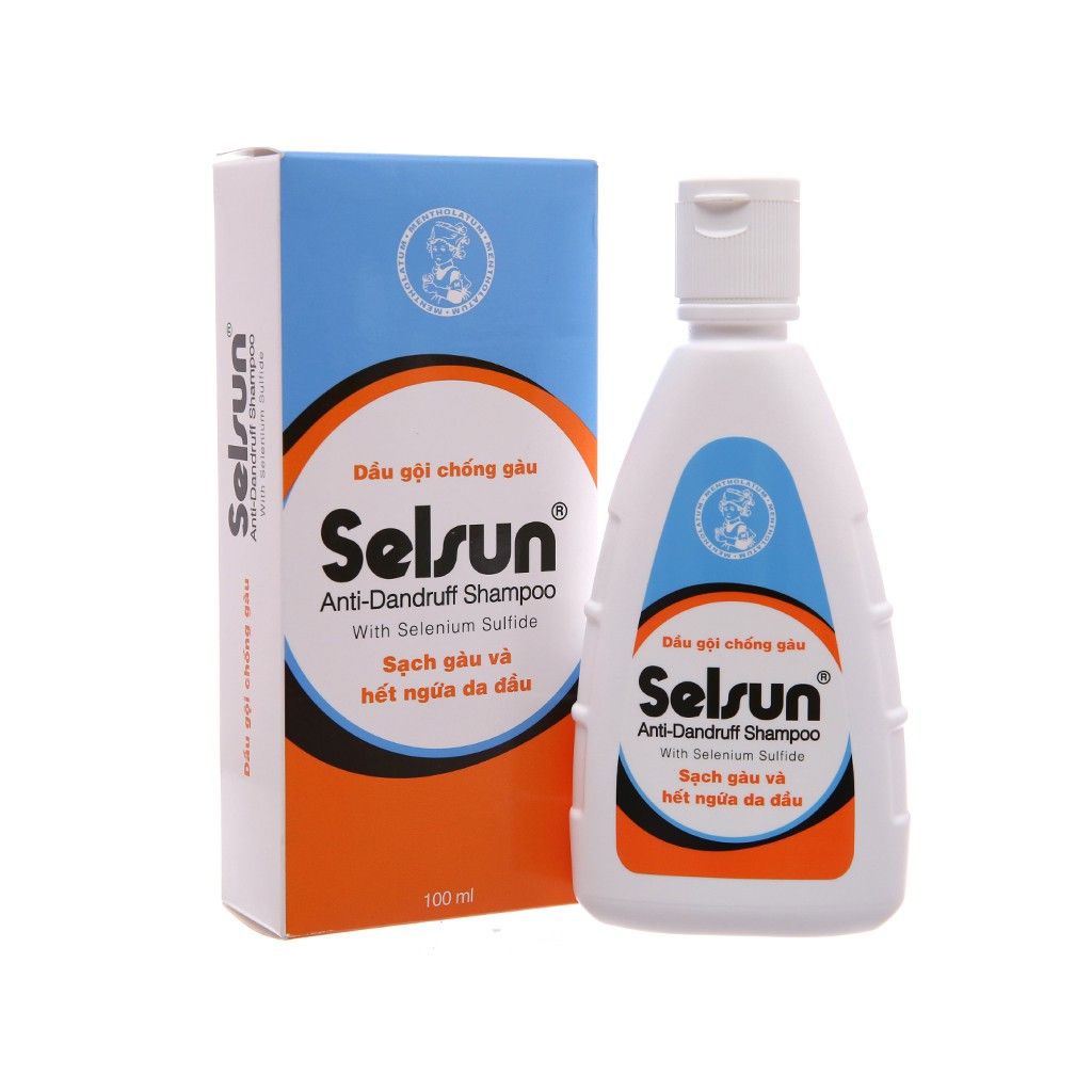 Dầu gội Selsun Anti-Dandruff Shampoo 50/100ml làm sạch gàu và hết ngứa da đầu