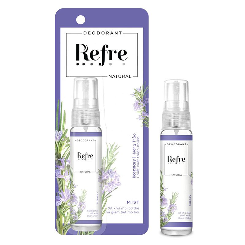 Xịt khử mùi hương nước hoa Refre Whitening Perfume 30ml cho bạn thêm phần tự tin thể hiện phong cách riêng