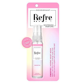Xịt khử mùi hương nước hoa Refre Whitening Perfume 30ml cho bạn thêm phần tự tin thể hiện phong cách riêng