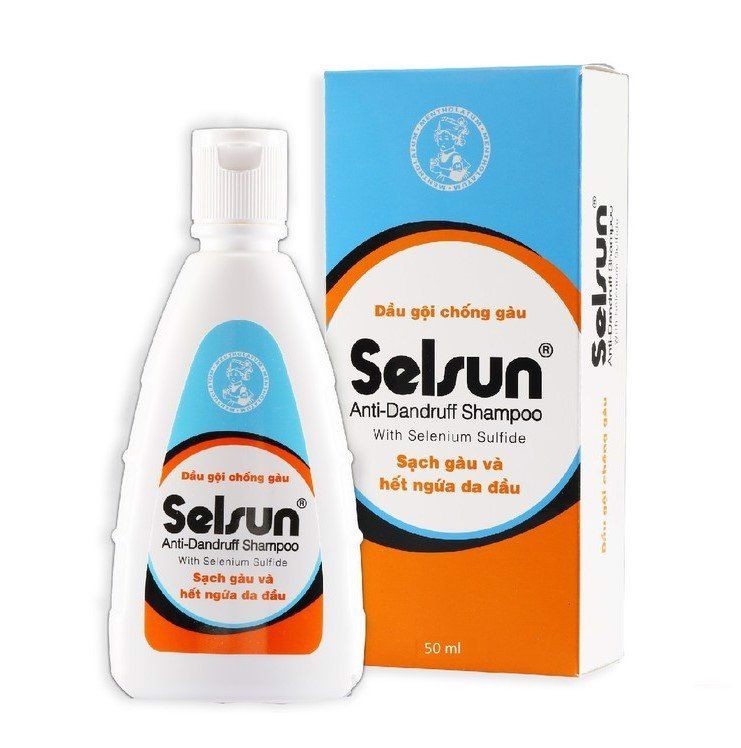 Dầu gội Selsun Anti-Dandruff Shampoo 50/100ml làm sạch gàu và hết ngứa da đầu