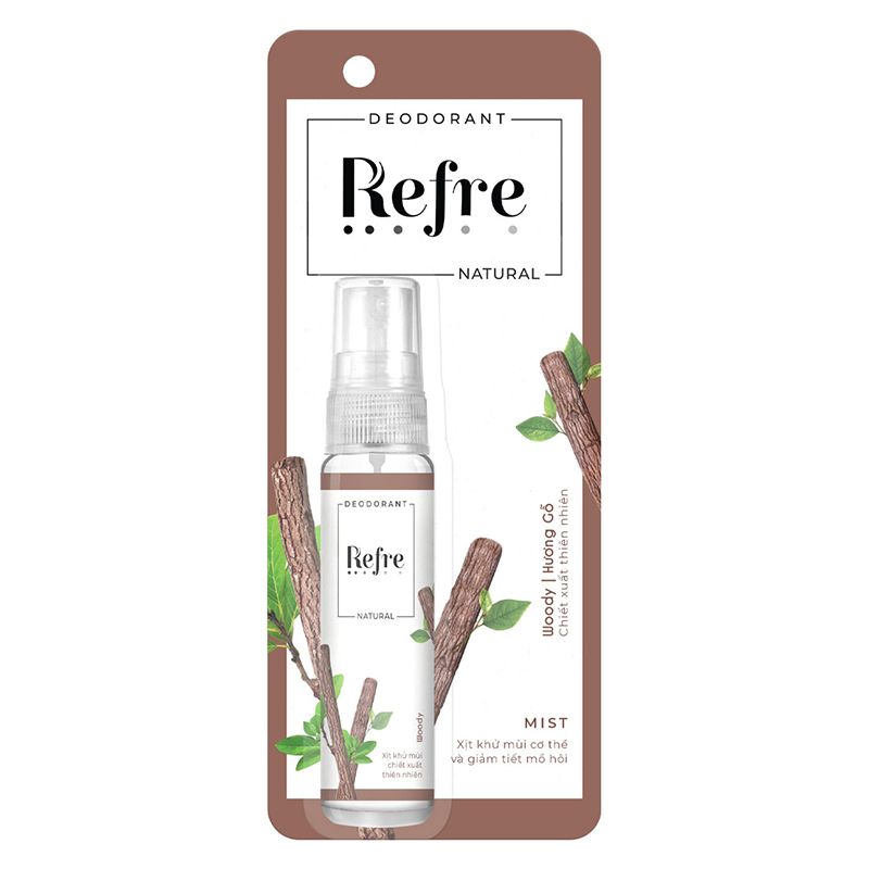 Xịt khử mùi hương nước hoa Refre Whitening Perfume 30ml cho bạn thêm phần tự tin thể hiện phong cách riêng