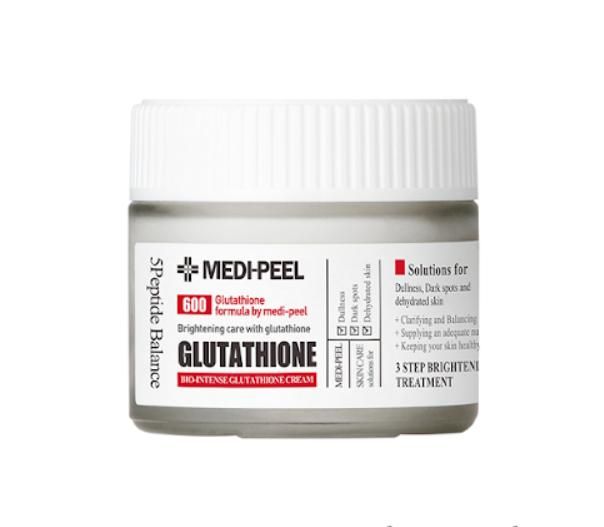 Kem dưỡng trắng da Medipeel Glutathione 600 5Peptide Balance 50g làm mờ đốm nâu hỗ trợ sáng da
