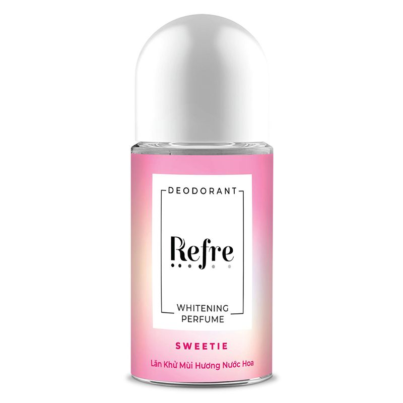 Lăn khử mùi hương nước hoa Refre Deodorant Whitening Perfume 40ml khử mùi hiệu quả khô thoáng suốt ngày dài