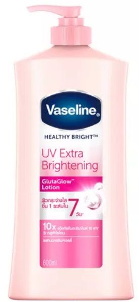 Sữa dưỡng thể Vaseline Healthy Bright UV Extra Brightening GlutaGlow Lotion 500ml cho phái đẹp làn da khoẻ mạnh và mịn màng tự nhiên