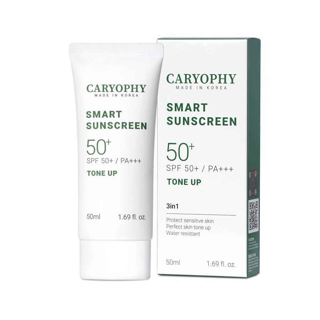 Kem chống nắng nâng tông da Caryophy Smart Sunscreen Tone Up SPF50+ PA+++ 50ml bảo vệ da khỏi ánh nắng