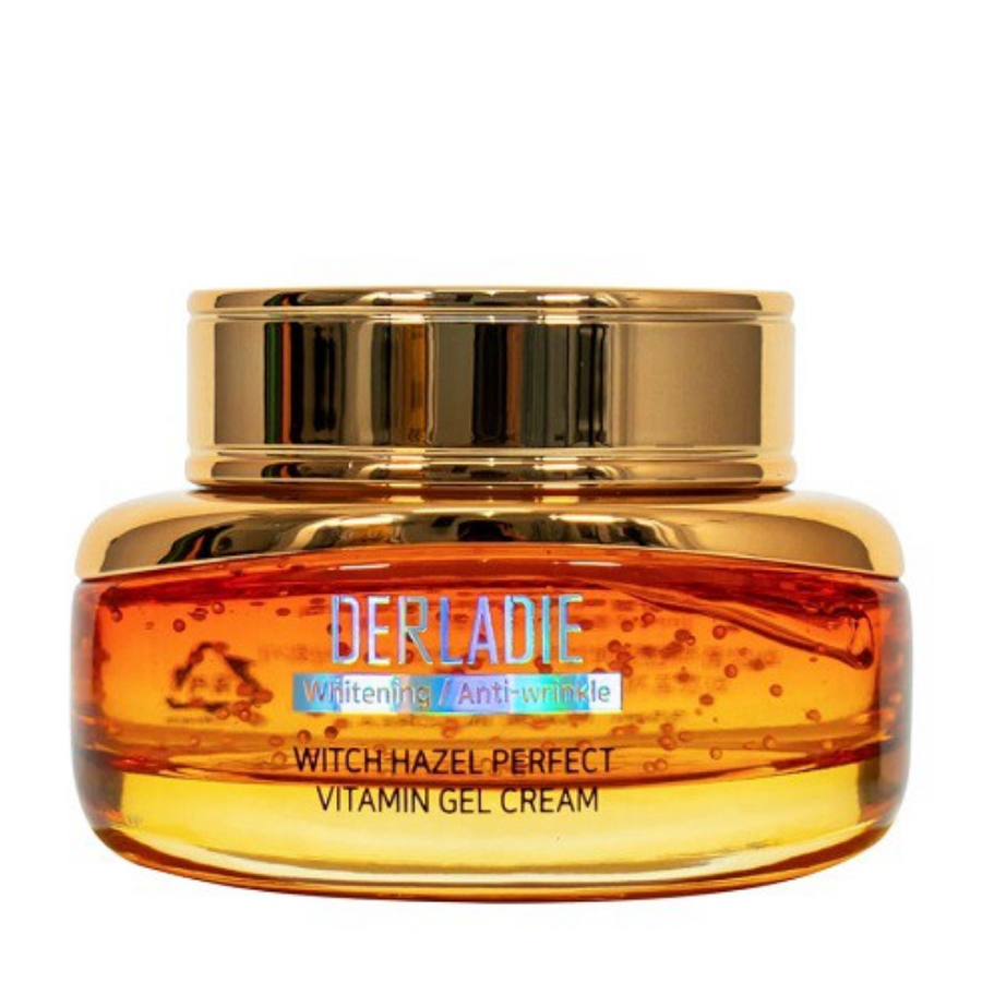 Kem dưỡng Derladie Witch Hazel Perfect Vitamin Gel Cream 55ml giúp ngừa mụn, giảm thâm