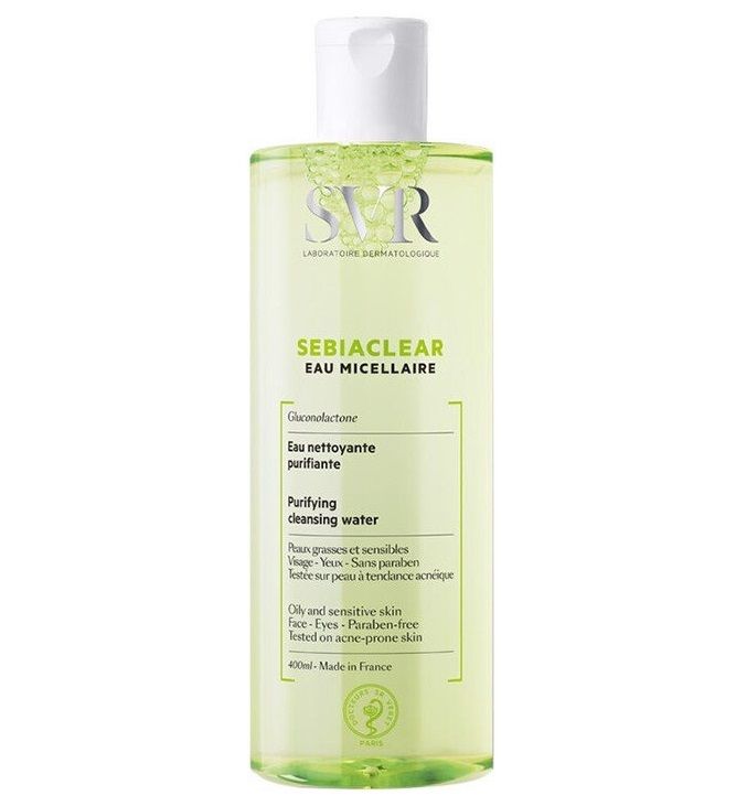 Nước tẩy trang SVR Sebiaclear Eau Micellaire 400ml làm sạch da lấy đi bã nhờn dư thừa