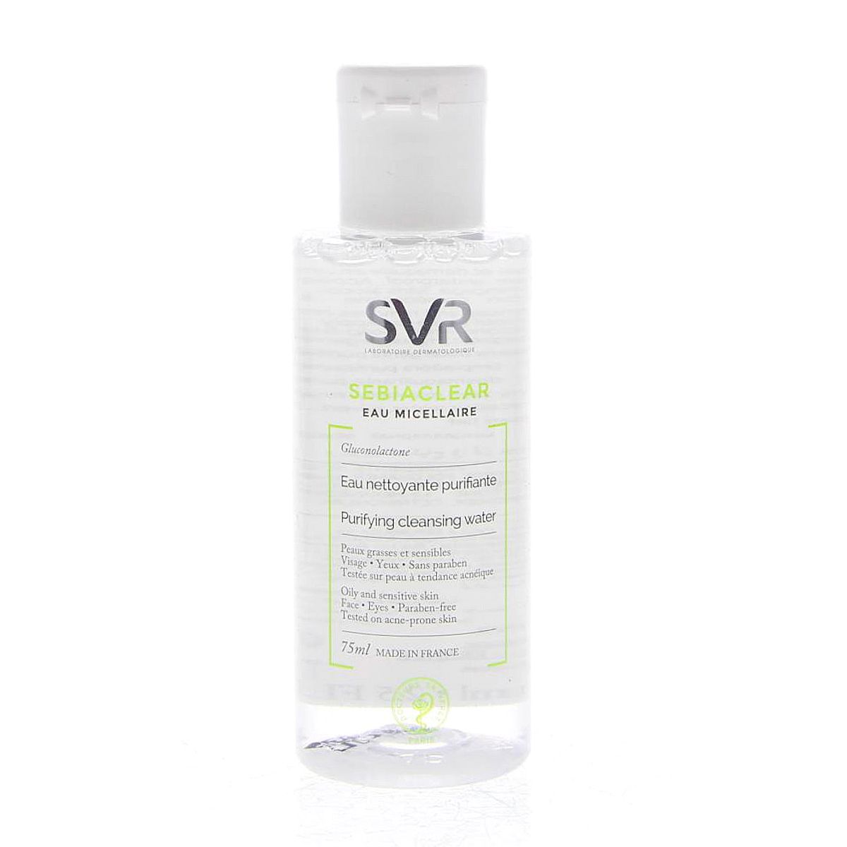 Nước tẩy trang SVR Sebiaclear Eau Micellaire 400ml làm sạch da lấy đi bã nhờn dư thừa