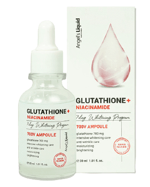 Serum dưỡng trắng Angel’s Liquid Glutathione+ Niacinamide/7Day Whitening Program 700V Ampoule 30ml giảm nếp nhăn giúp da săn chắc