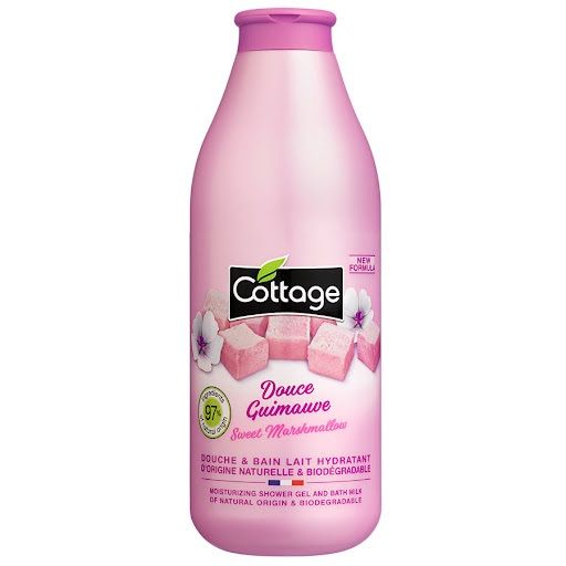 Sữa tắm Cottage Pháp 750ml dưỡng ẩm, trắng da