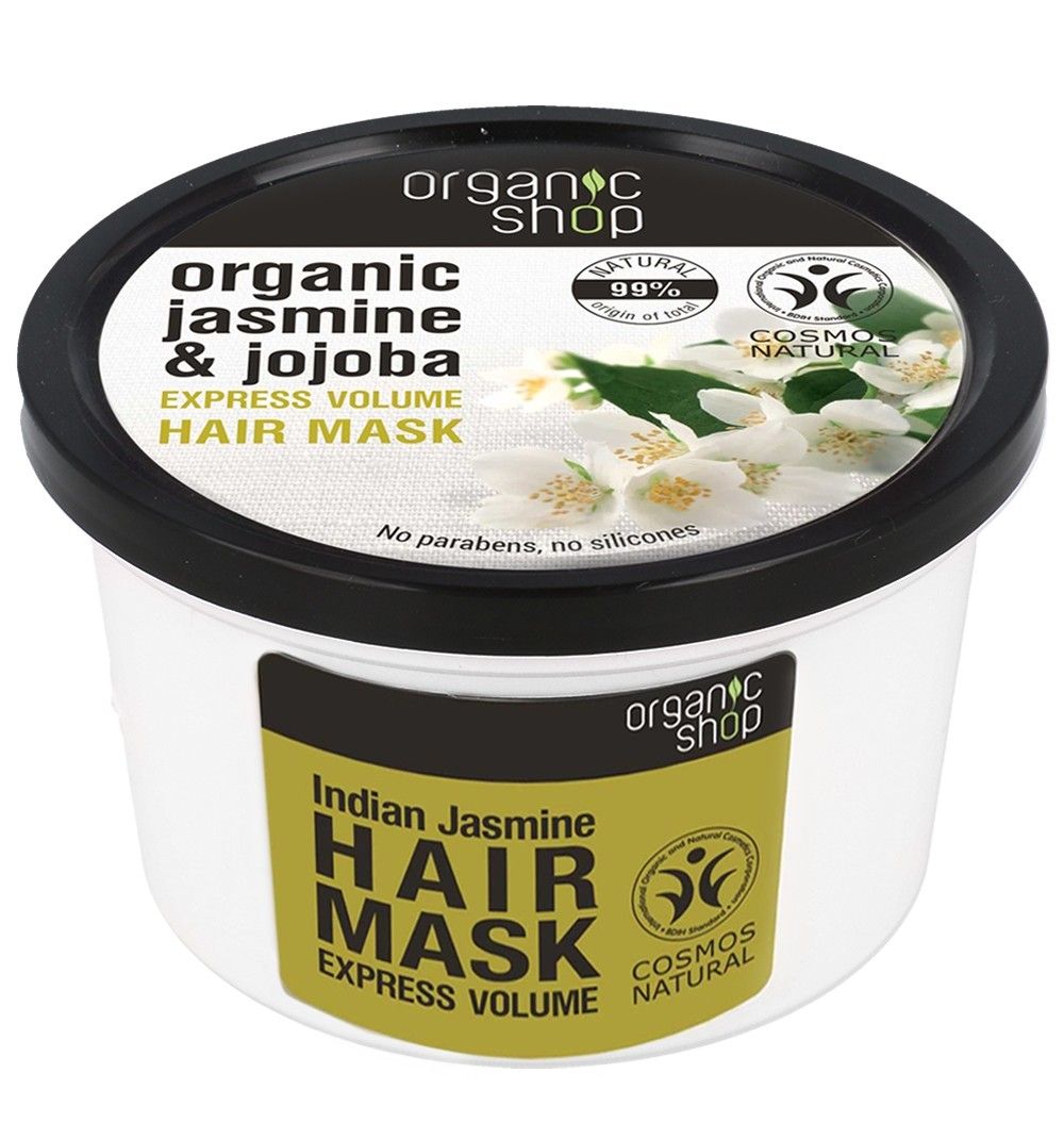 Mặt nạ hấp tóc Organic Shop Natural Hair Mask 250ml giúp phục hồi tóc hư tổn