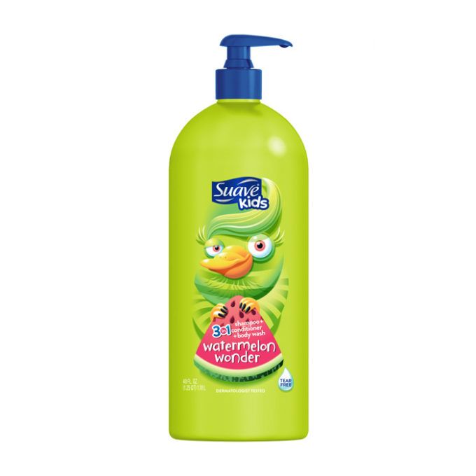 Sữa tắm Suave Kids Wonder 3 in 1 532ml sữa tắm gội, xả cho bé