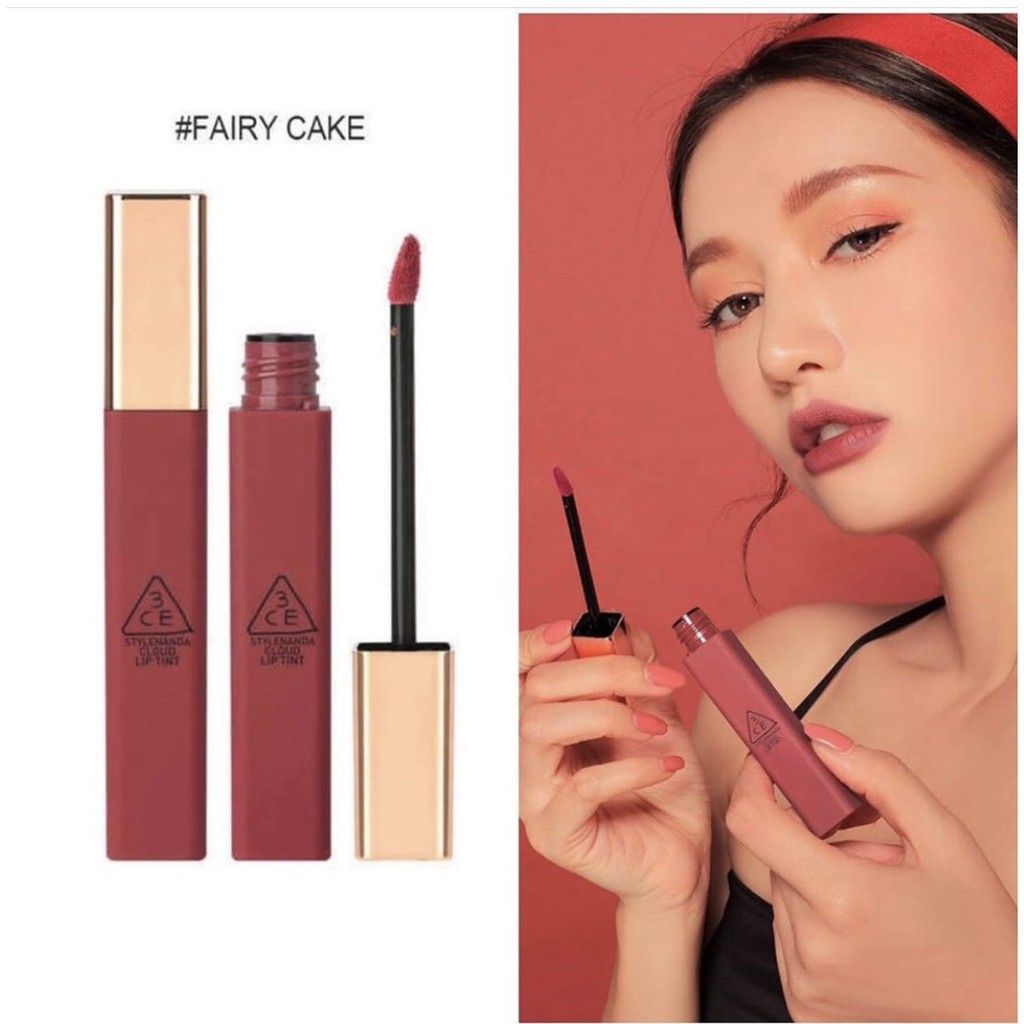 Son kem lì 3CE Cloud Lip Tint 4g bám lâu, lên màu chuẩn