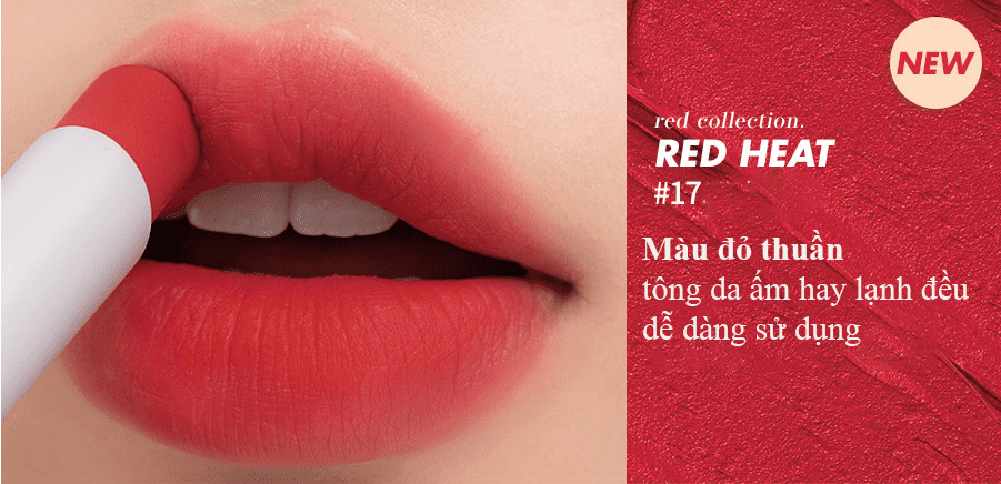 Son lì Romand Zero Gram Matte Lipstick 4g mềm mịn tự nhiên