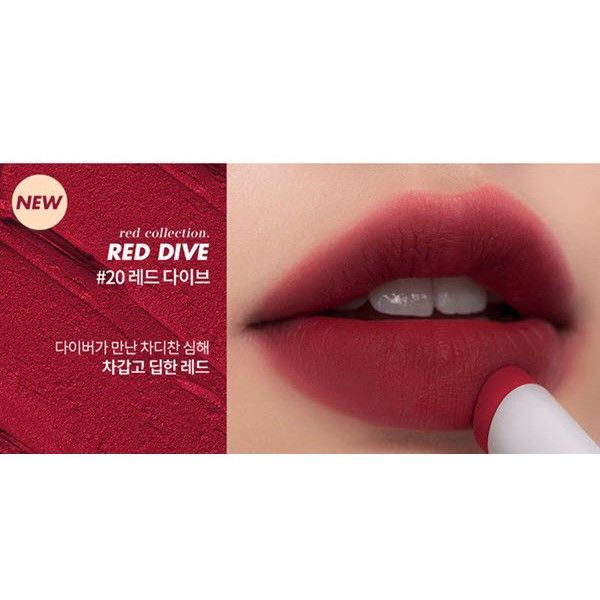 Son lì Romand Zero Gram Matte Lipstick 4g mềm mịn tự nhiên