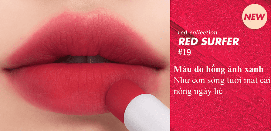 Son lì Romand Zero Gram Matte Lipstick 4g mềm mịn tự nhiên