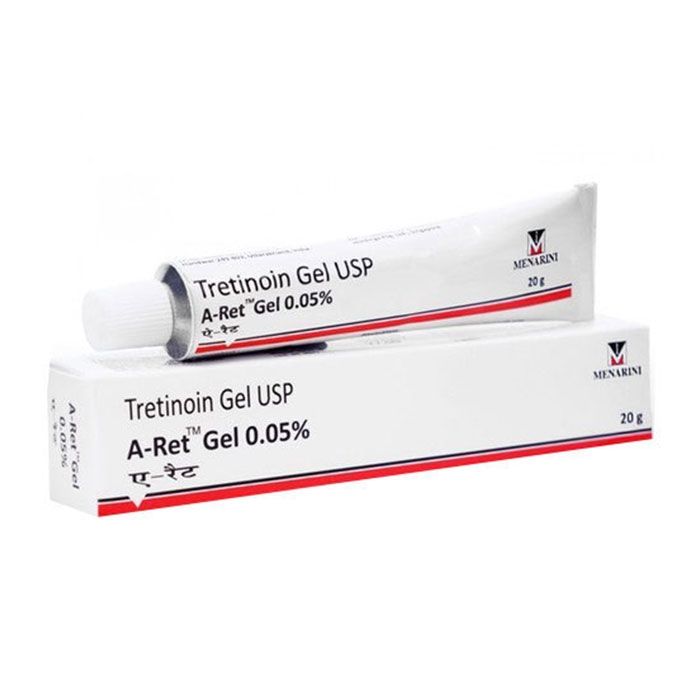 Gel giảm mụn Menarini Tretinoin USP 20g làm sạch mụn, ngừa thâm, tái tạo da vượt trội