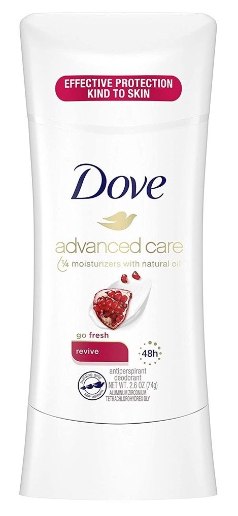 Lăn khử mùi dạng sáp Dove Advanced Care 48h 74ml giúp dưỡng trắng và làm mềm vùng da dưới cánh tay