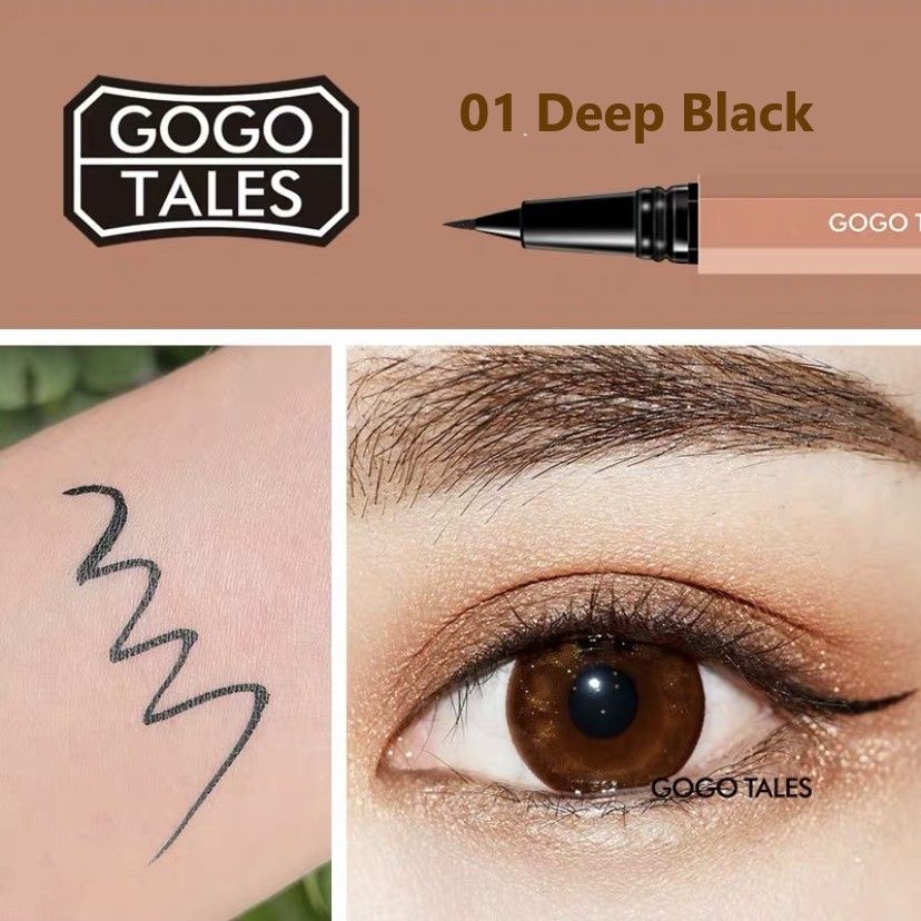 Kẻ mắt dạ Gogo Tales Slender Beckoning Eyeliner 0.6ml chống nước sắc nét siêu mảnh
