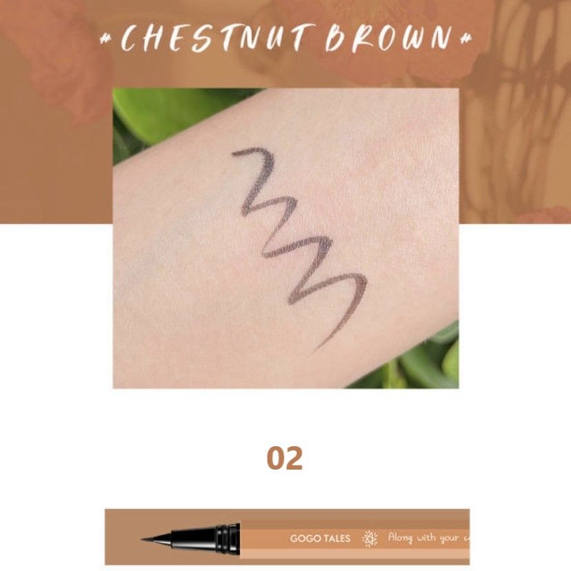 Kẻ mắt dạ Gogo Tales Slender Beckoning Eyeliner 0.6ml chống nước sắc nét siêu mảnh