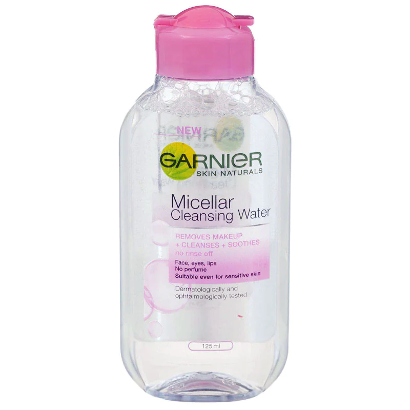 Tẩy trang Garnier Cleansing Water 400ml đủ màu vàng, hồng, xanh lá, xanh dương, đỏ giúp làm sach da dịu nhẹ