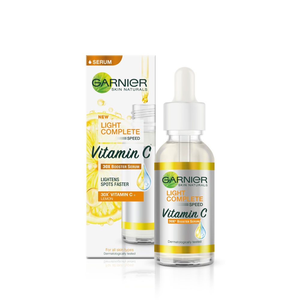 Tinh chất dưỡng trắng da mờ thâm Garnier Vitamin C 30ml