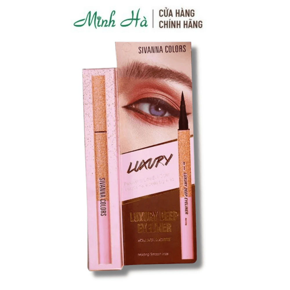 Kẻ mắt Sivanna Luxury Deep Es8008 0.6g cho đôi mắt to tròn, quyến rũ