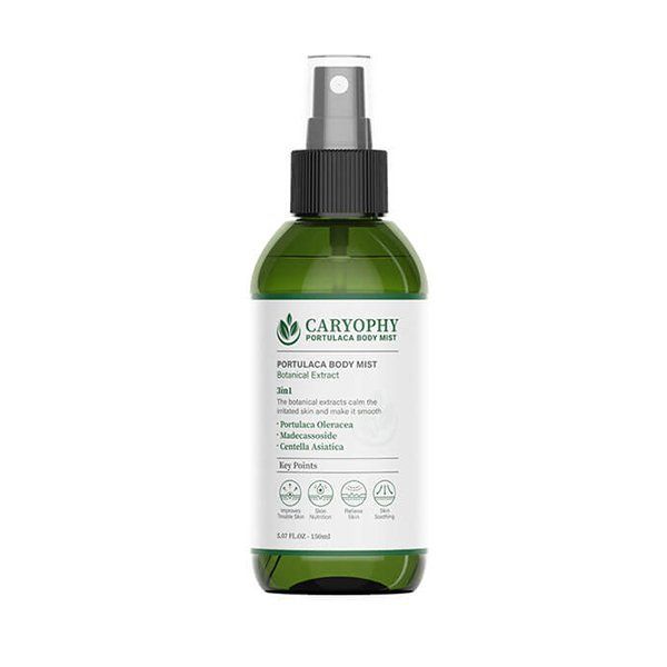 Xịt mụn lưng Caryophy Portulaca Body Mist 150ml giúp giảm mụn và phục hồi da tổn thương