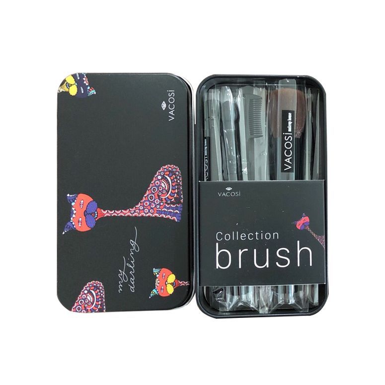 Cọ Vacosi My Darling Travel Brush Set 6 cây cho các bước trang điểm trở nên dễ dàng hơn