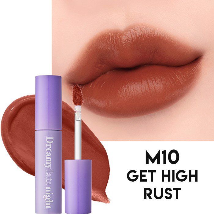 Son Merzy Dreamy Late Night Mellow Tint 4g cho đôi môi ửng màu tự nhiên và mang lại lớp phủ mơ màng