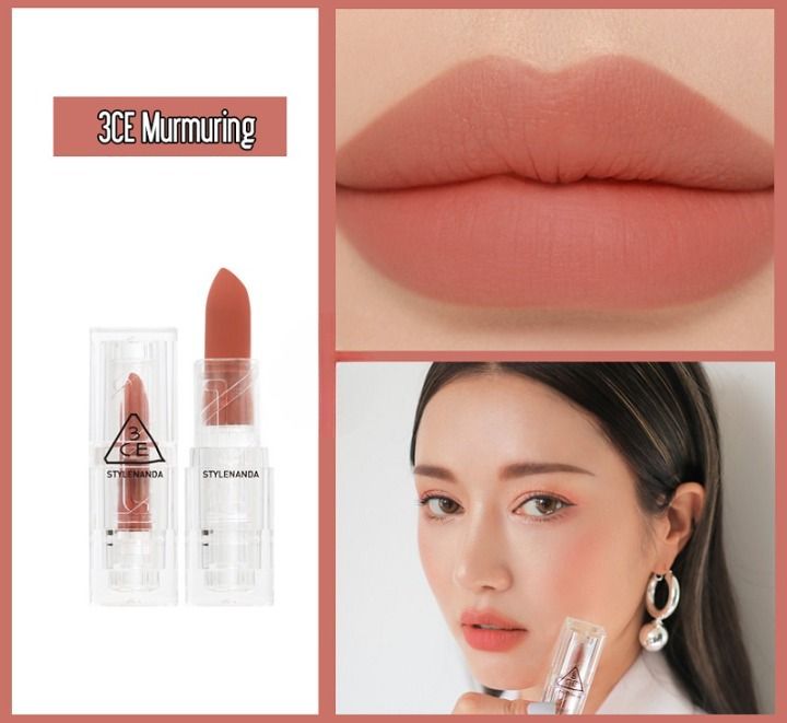 Son 3CE Soft Matte Lipstick 3.5g mềm, lì và nhẹ môi