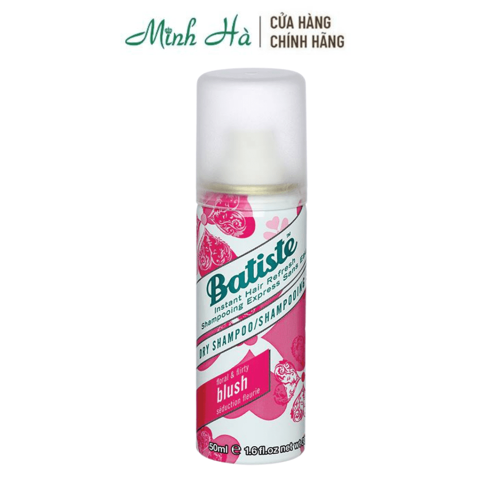 Dầu gội khô Batiste Dry Shampoo 50ml/200ml giải pháp cho những ngày đông lười hay những ngày bận rộn