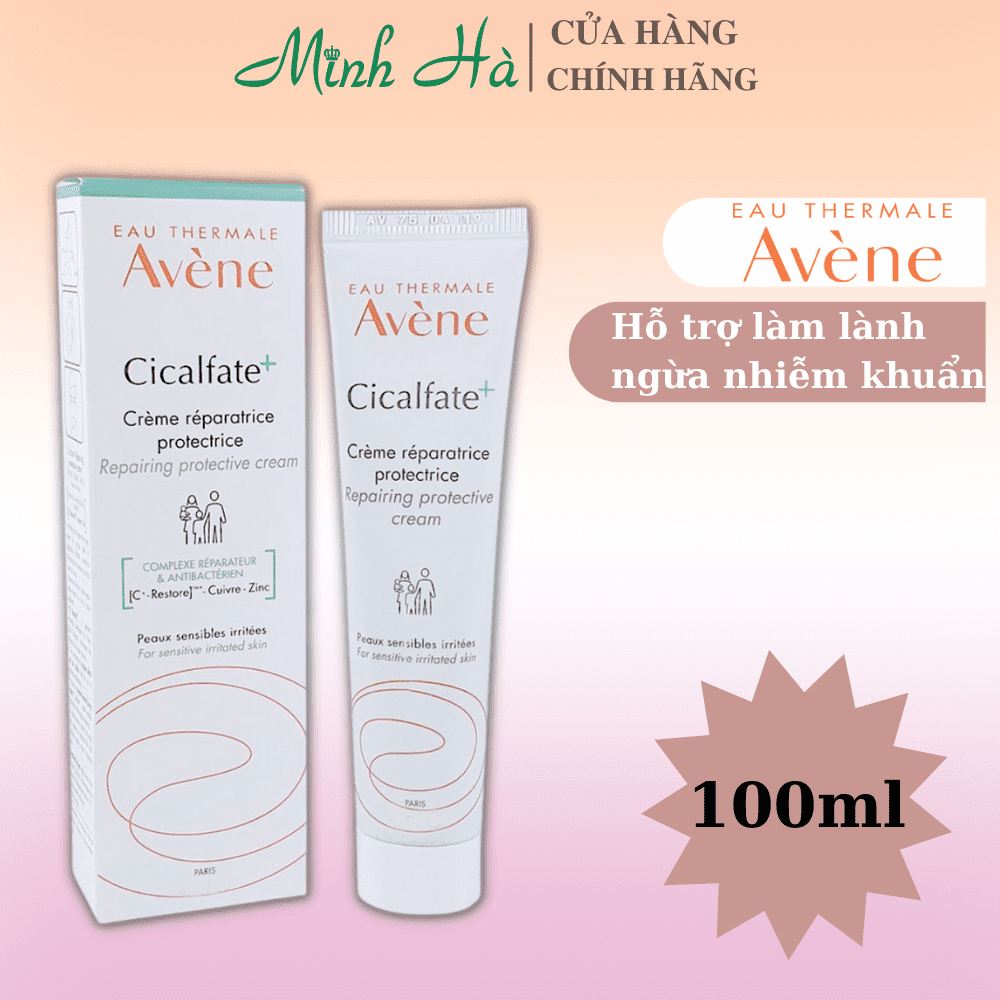 Kem dưỡng phục hồi da Avene Cicalfate Repair Cream 100ml dưỡng ẩm phục hồi da