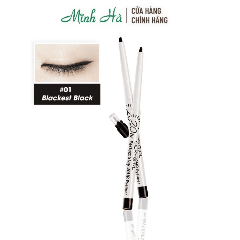 Chì kẻ mắt Silkygirl Perfect Stay 20hr 0.28g chống thấm nước, chống lem cho đôi mắt thêm sắc nét