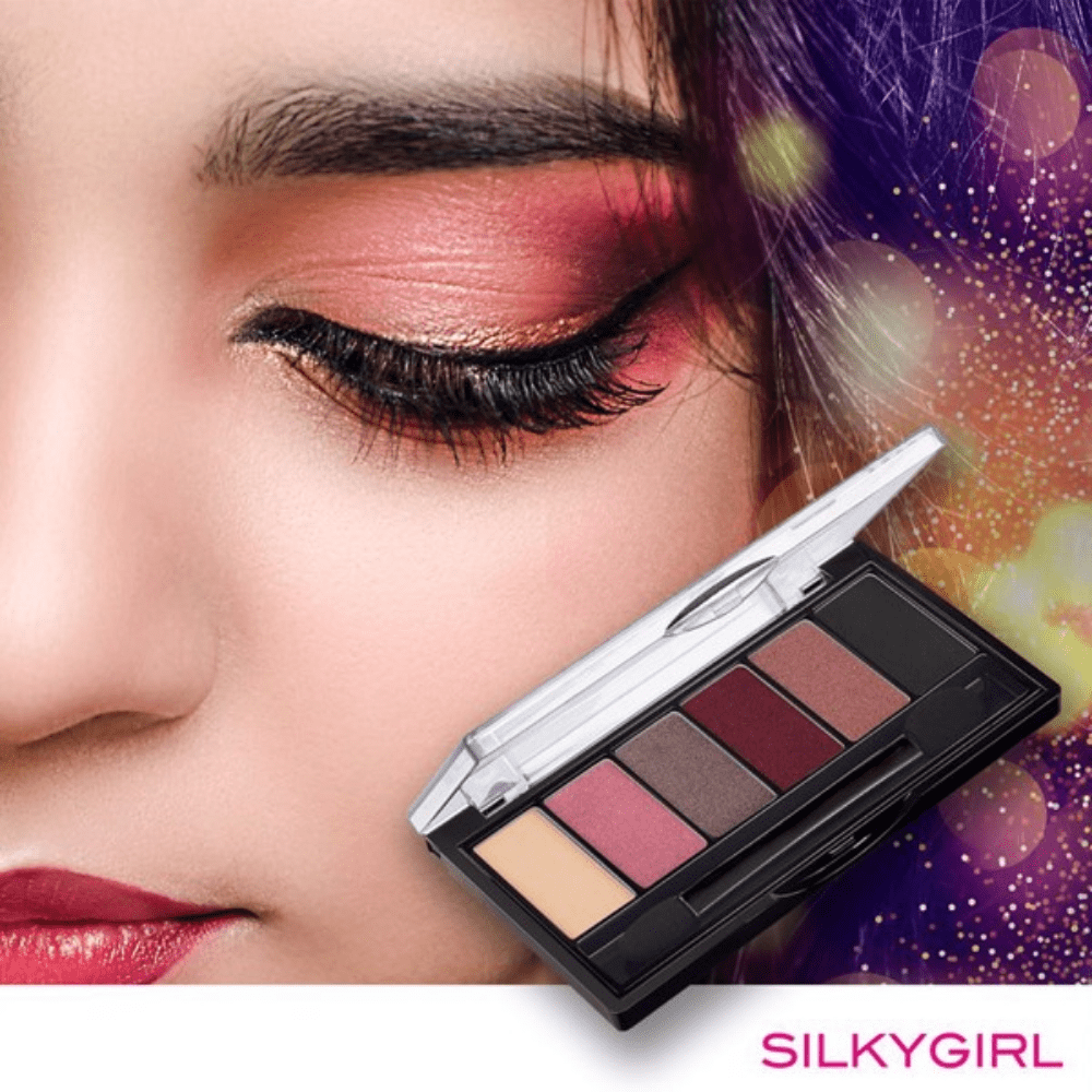 Phấn mắt Silkygirl Truly Nude Eye Shadow Palette 6 ô - màu 03 Sandy 6g cho đôi mắt thêm