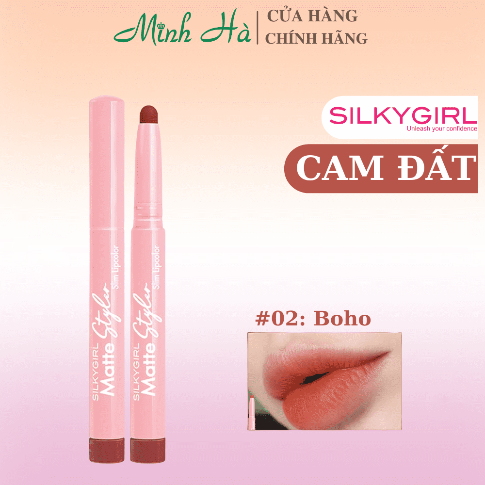 Son Silkygirl Matte Styler Slim Lipcolor 1.4g cho đôi môi thêm quyến rũ