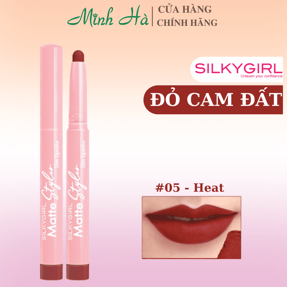 Son Silkygirl Matte Styler Slim Lipcolor 1.4g cho đôi môi thêm quyến rũ
