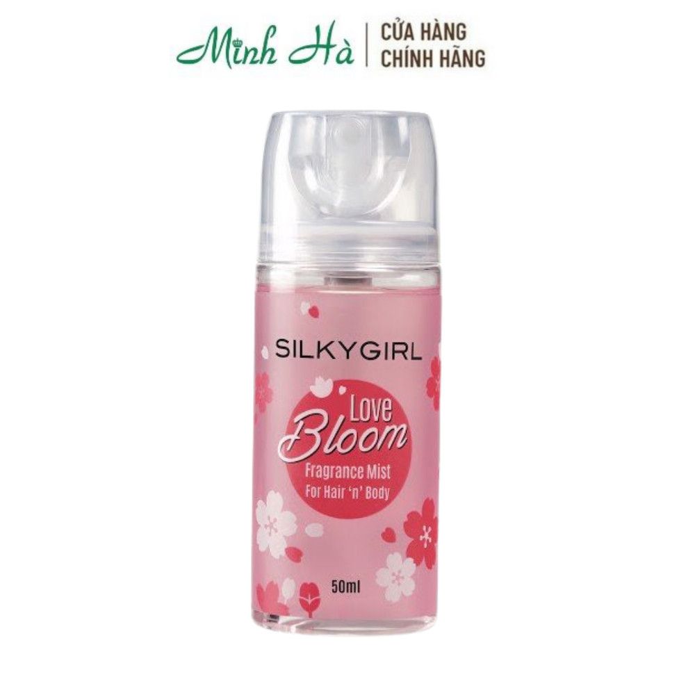 Xịt thơm Silkygirl Fragrance Mist Hair And Body 50ml cho cơ thể tỏa mùi hương ngọt ngào