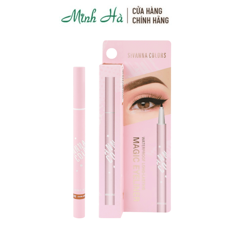 Kẻ mắt Sivanna Waterproof Long Lasting Magic Eyeliner HF5064 2g #01 bền màu chống nước