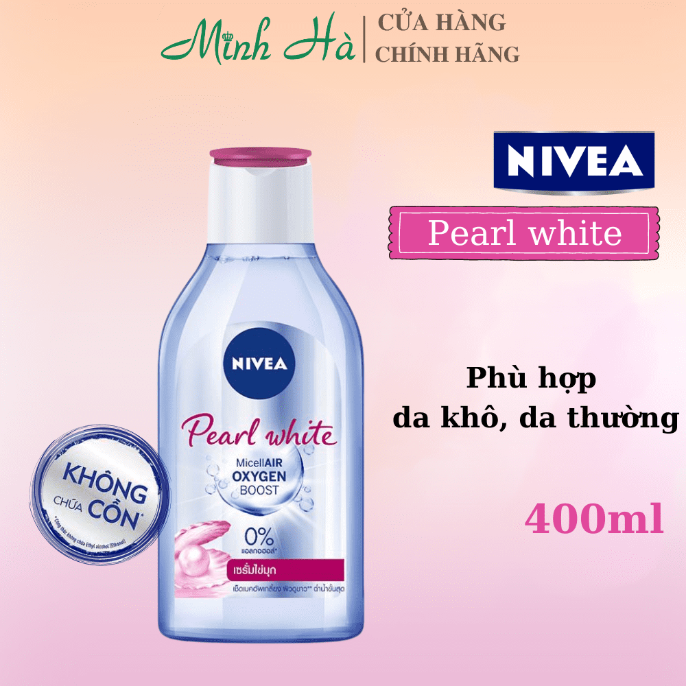 Nước tẩy trang Nivea MicellAIR Oxygen Boost 200ml giúp làm sạch sâu bề mặt da