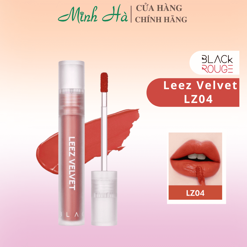 Son Black Rouge Leez Velvet Tint 4g chất son mềm mại, xốp mịn