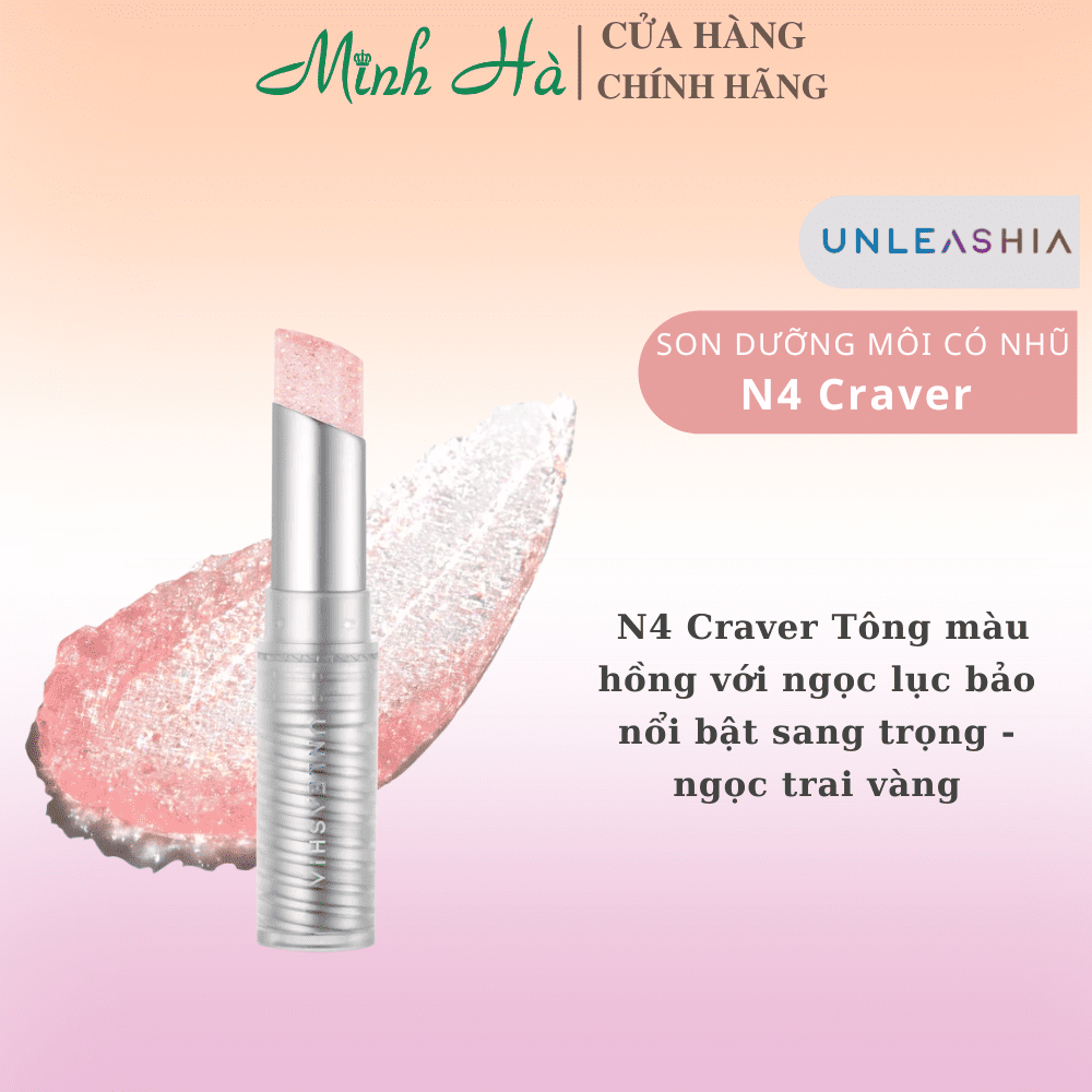 Son dưỡng Unleashia Glittery Wave Lip Balm 4.5g cho đôi môi căng mọng, ẩm mịn