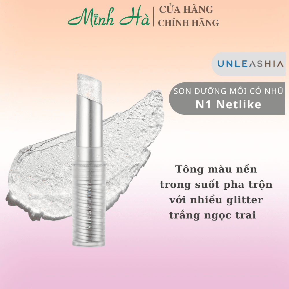Son dưỡng Unleashia Glittery Wave Lip Balm 4.5g cho đôi môi căng mọng, ẩm mịn