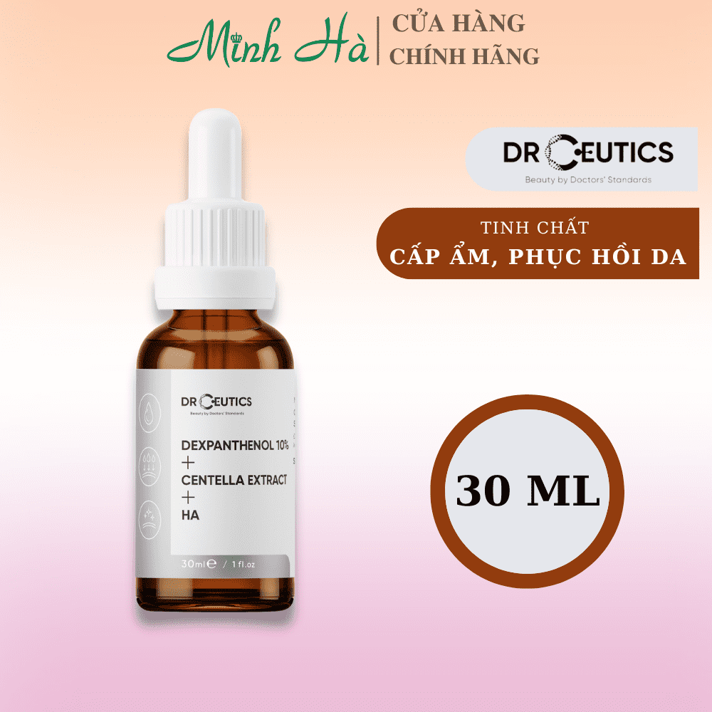 Serum B5 Drceutics Dexpanthenol 10% + Centella Extract + HA 100ml giúp cấp ẩm, phục hồi da