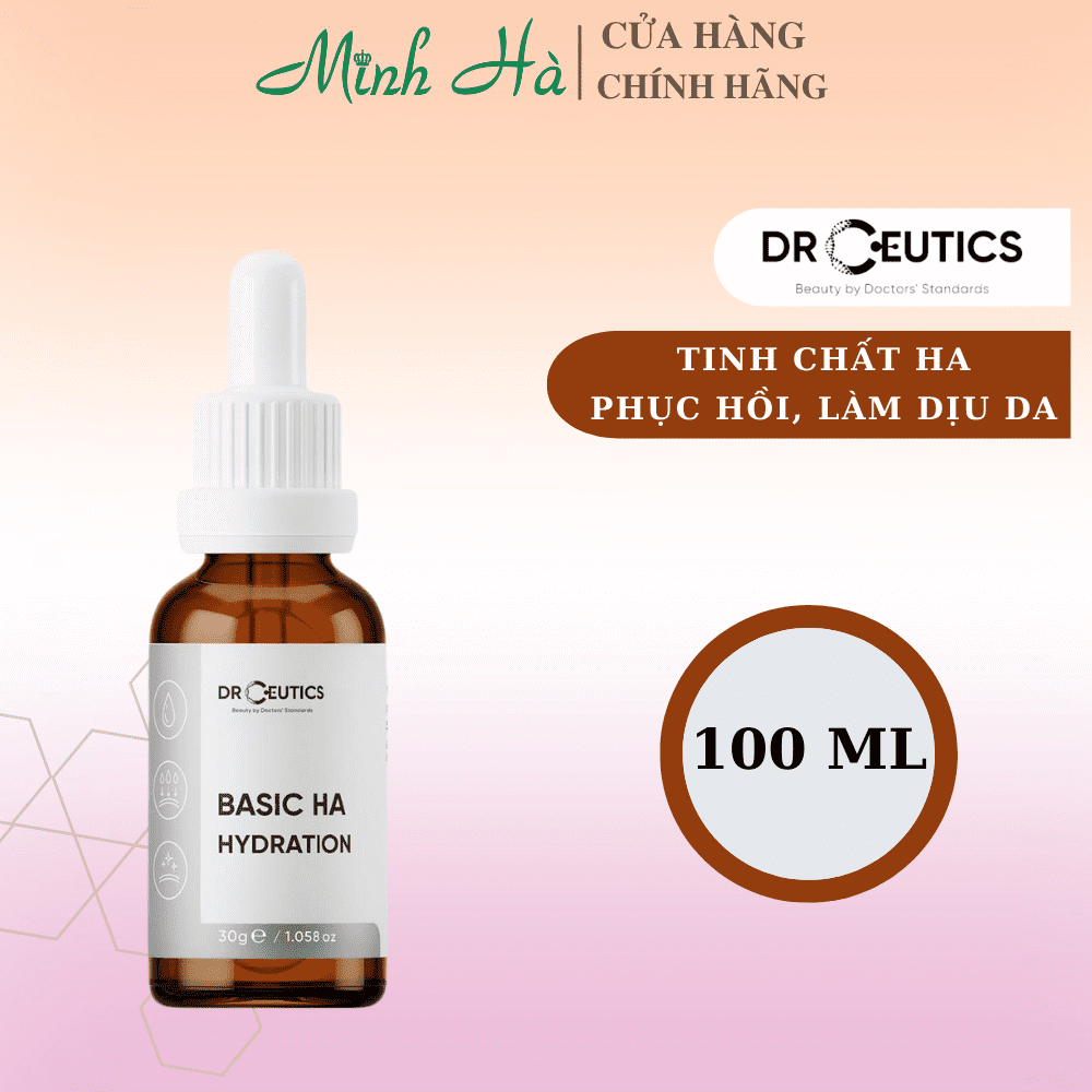 Serum Drceutics Basic HA Hydration 30/100g giúp da luôn ẩm mượt, mịn màng