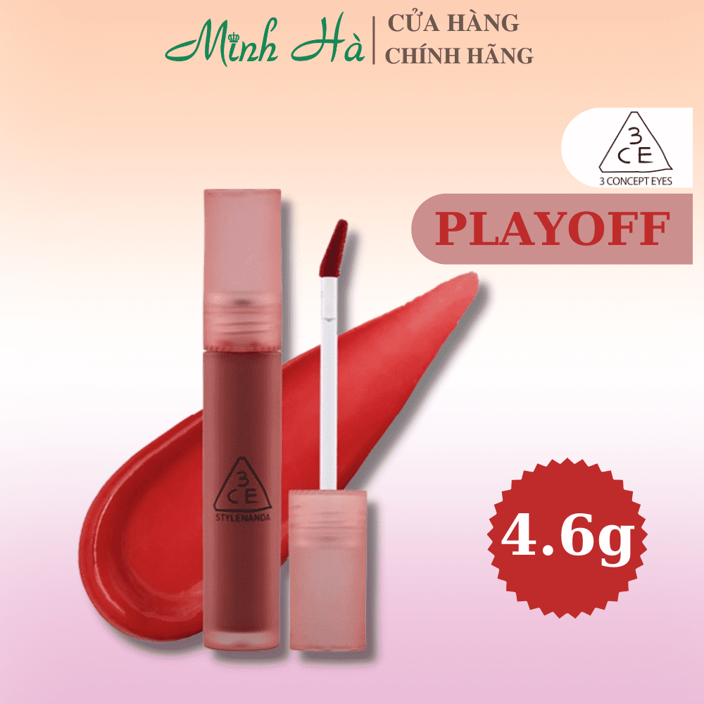 Son tint 3CE Blur Water Tint 4.6g bám màu tốt, lâu trôi, thời thượng, không kén da