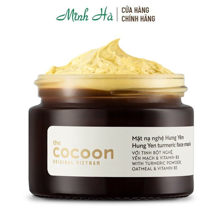 Mặt nạ nghệ Hưng Yên Cocoon turmeric face mask 30ml giúp mờ thâm, đều màu da